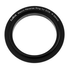 Fotodiox - 55mm Macro Reverse Ring for Canon RF Cameras - Reverse Filter Thread to Camera Mount Adapter