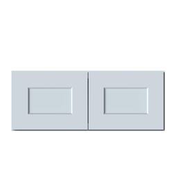 Boyel Living - 30in.W x12in.D x12in.H Dove WALL CABINET Fully assembled Cabinet With Two HDF Doors - Gray