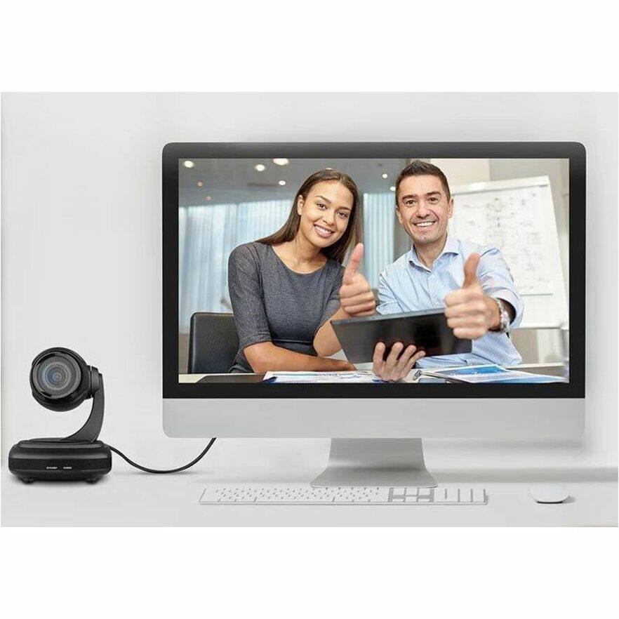 Alt View 2. Rocware - ROCWARE RC310 Video Conferencing Camera - 2.1 Megapixel - USB 2.0 Type C - Full HD - 1920 x 1080 Video - CMOS Sensor.