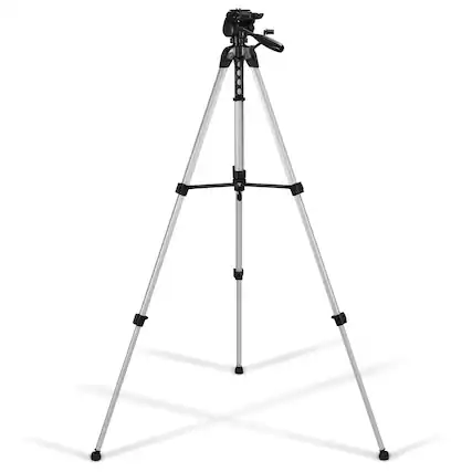 Front. GPX - GPX Tripod with 3-Section Flip-Lock Legs and Pan and Tilt Head, TPD627S.