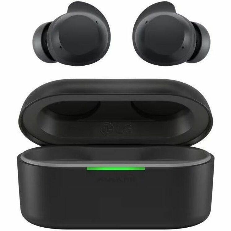 Alt View 8. LG - LG Xboom Buds Earset - Google Assistant, Siri - Stereo - True Wireless - Bluetooth - Earbud - Binaural - In-ear - Noise - Black.