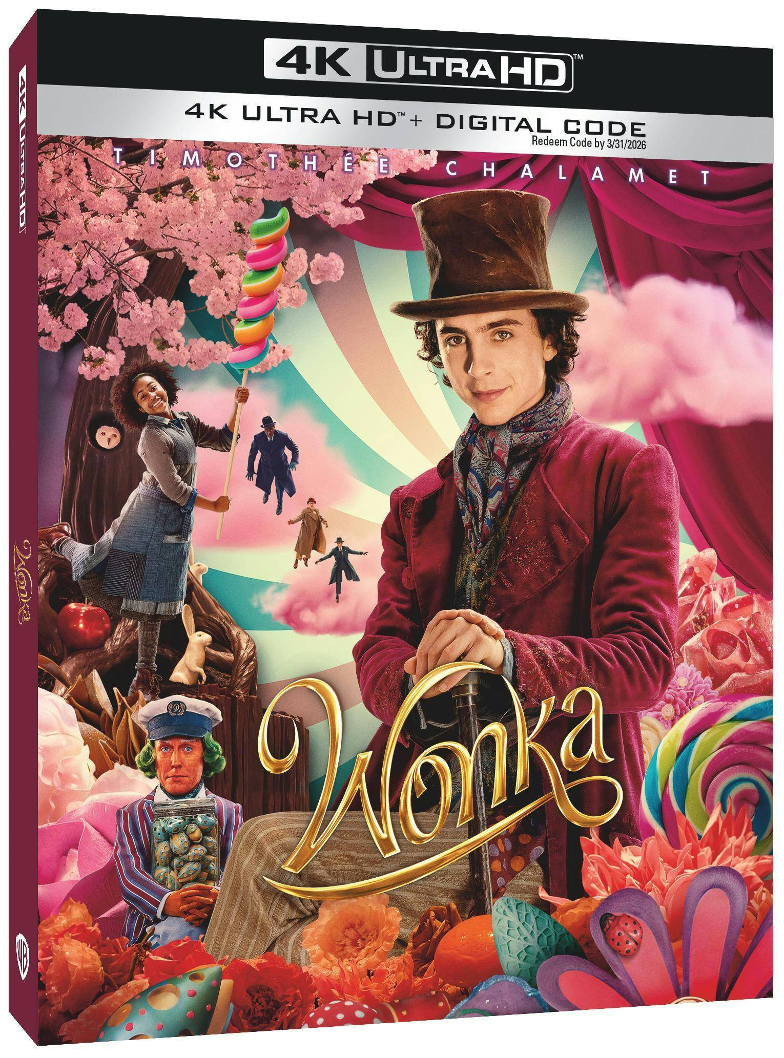 Angle. Warner Home Video - Wonka   - 4K Blu-Ray.