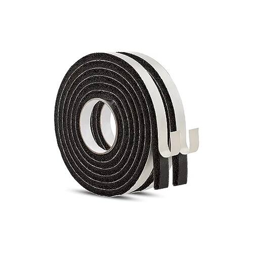 Front. Home Intuition - Door Draft Stopper for Cold Air – Winter Insulation with Strong Adhesive, Weather Stripping for Door seal - Low Density.