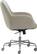 Alt View Zoom 15. Finch - Forester Modern Bonded Leather Office Chair - Silver/Cream.