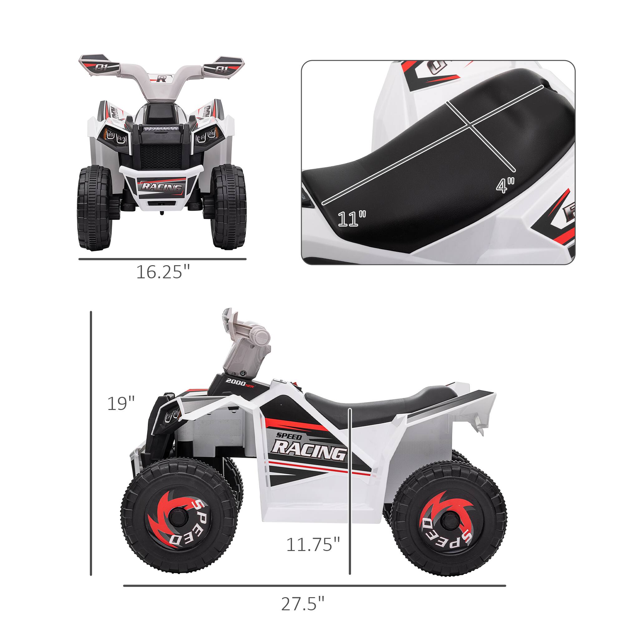 01.  
31

RACING  
11"  
4"  
16.25"  
19"  
2000  
UN PEED  
SPEED RACING 11.75" 27.5"  
NGEED