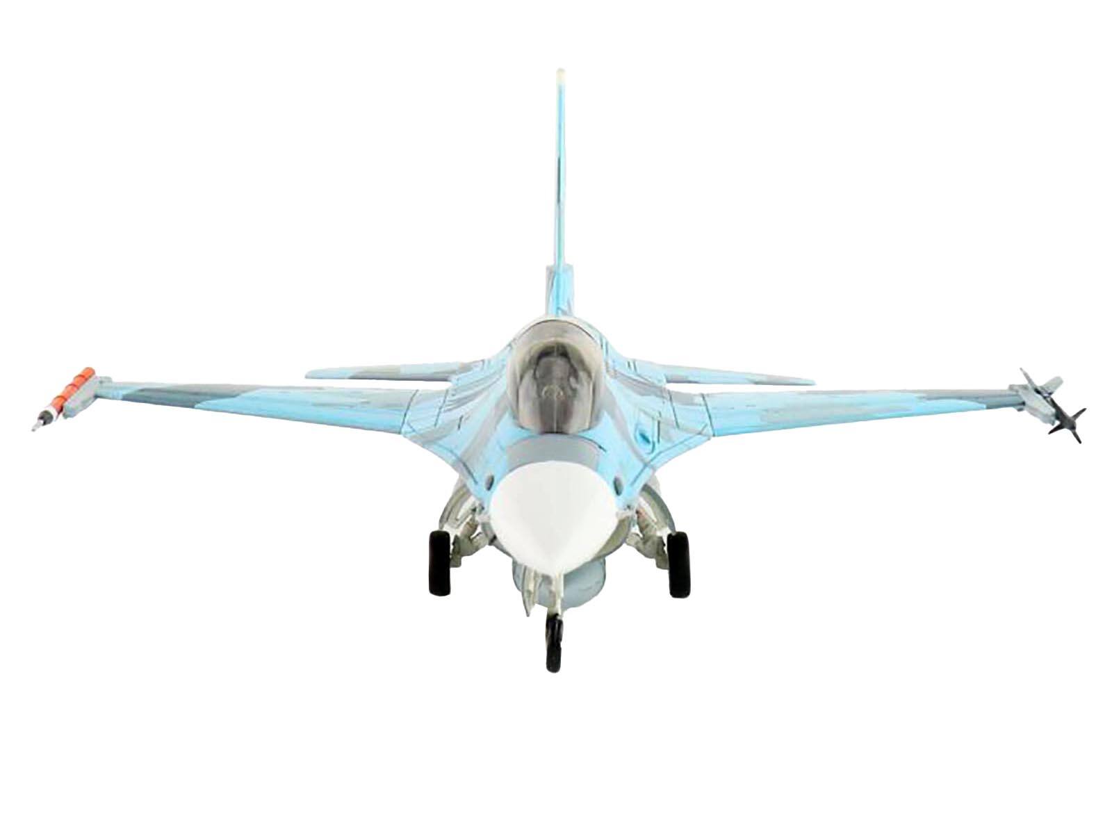 Alt View 1. Hobby Master - Lockheed F-16B Fighting Falcon Top Gun 90th Anniversary Naval Aviation NSAWC United States Navy Air Power Series 1/72 - Blue.