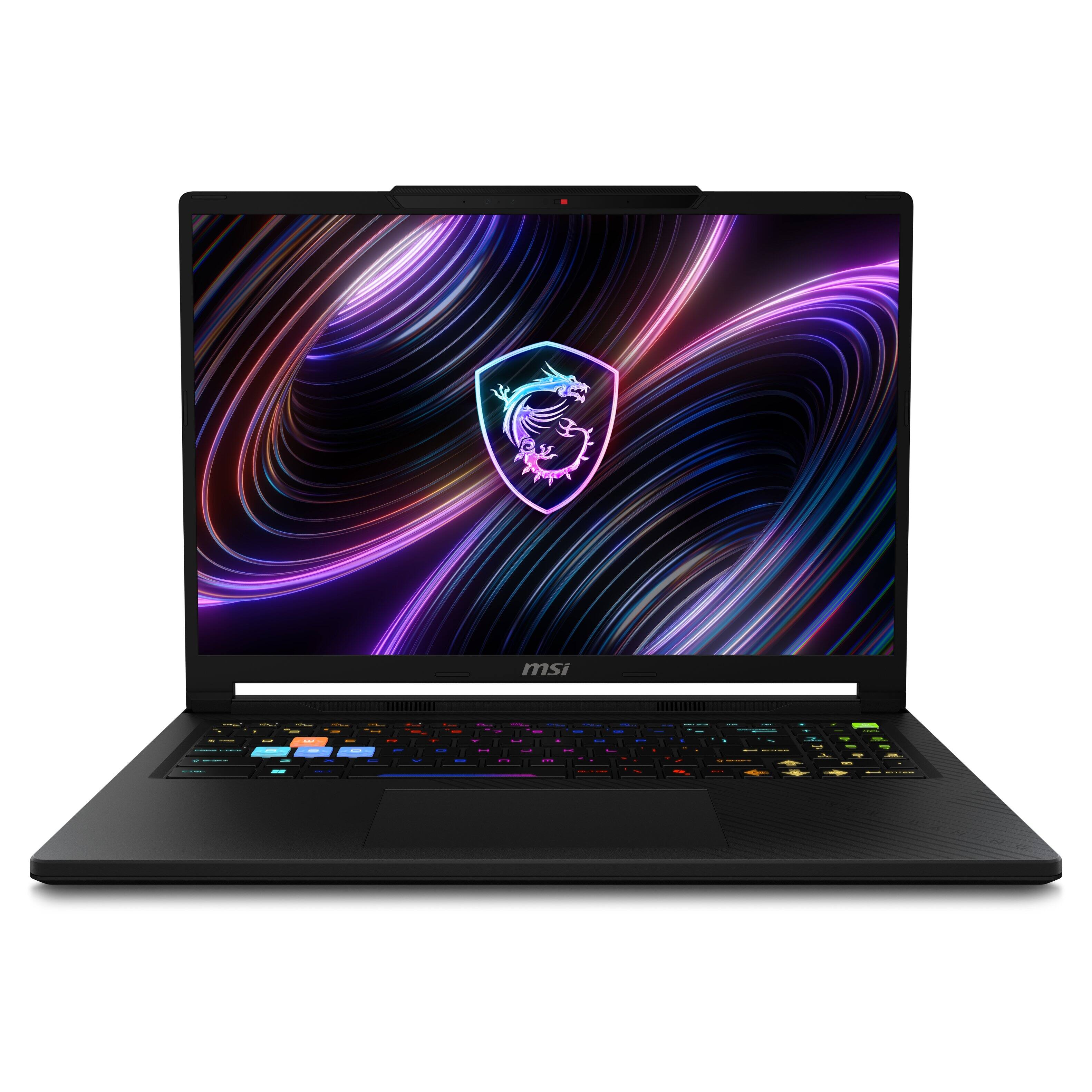 Front. MSI - Raider 16 HX 16" 2.5K QHD+ 240Hz Gaming Laptop Intel Ultra 9 275HX 2025 - GeForce RTX 5080 - 32GB Memory - 1TB Storage - Core Black.