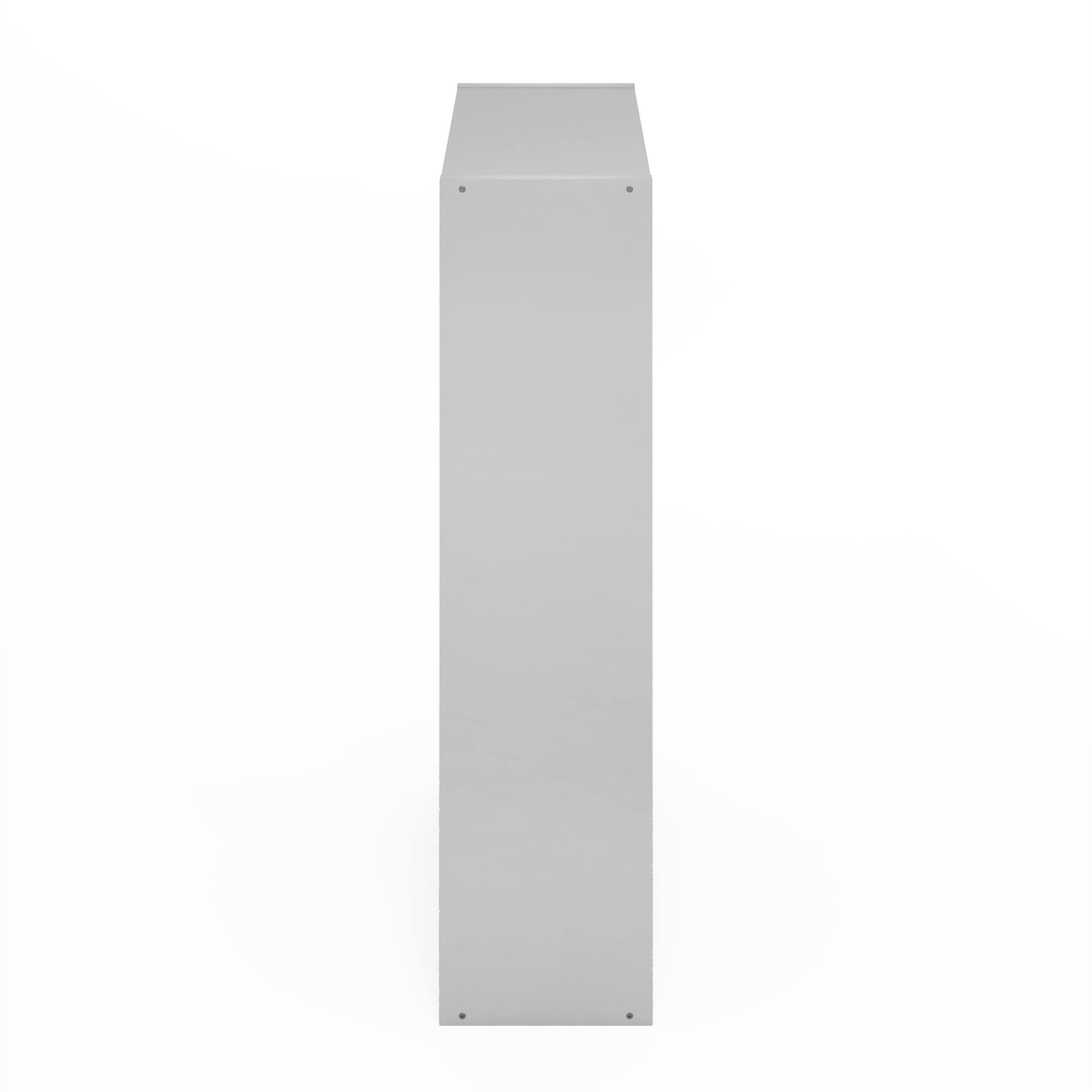 Alt View 2. Furinno - Hermite 8-Cube Open Shelves Kitchen Storage, Kitchen Island, Bakers Rack, Buffet Sideboard - Light Grey.