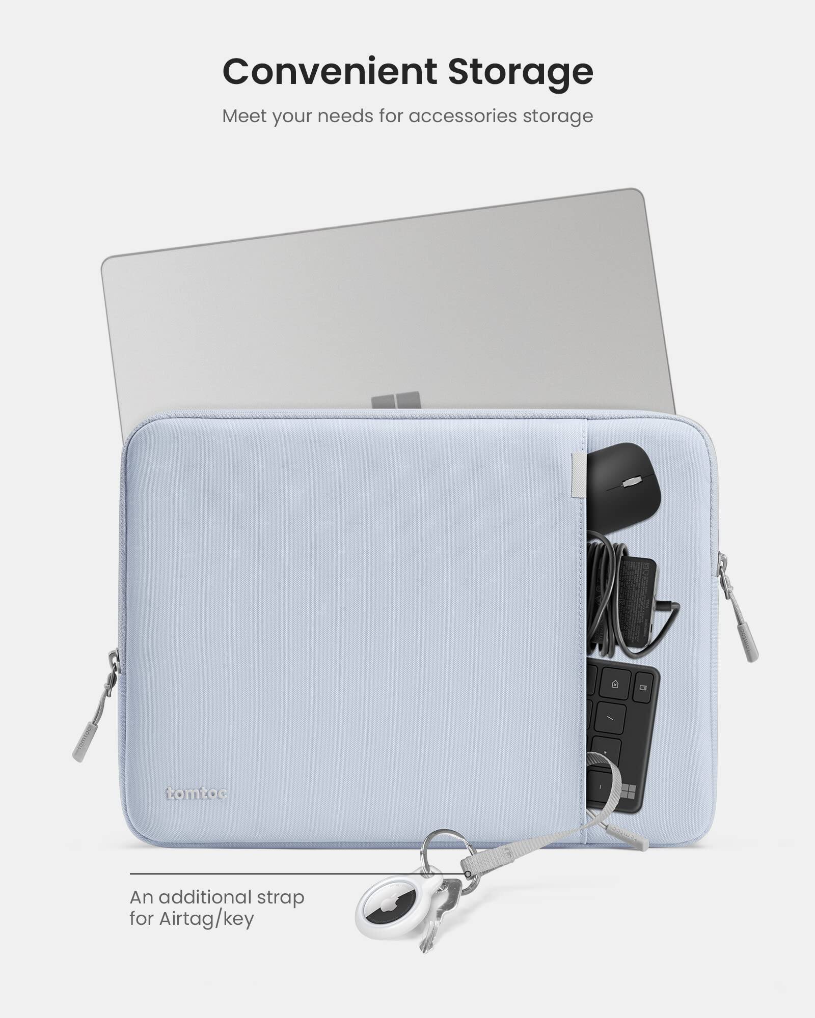 Convenient Storage  
Meet your needs for accessories storage  

An additional strap for AirTag/key