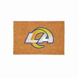 Evergreen Enterprises - Los Angeles Rams 24" x 36" Outdoor Team Logo Coir Mat - Brown