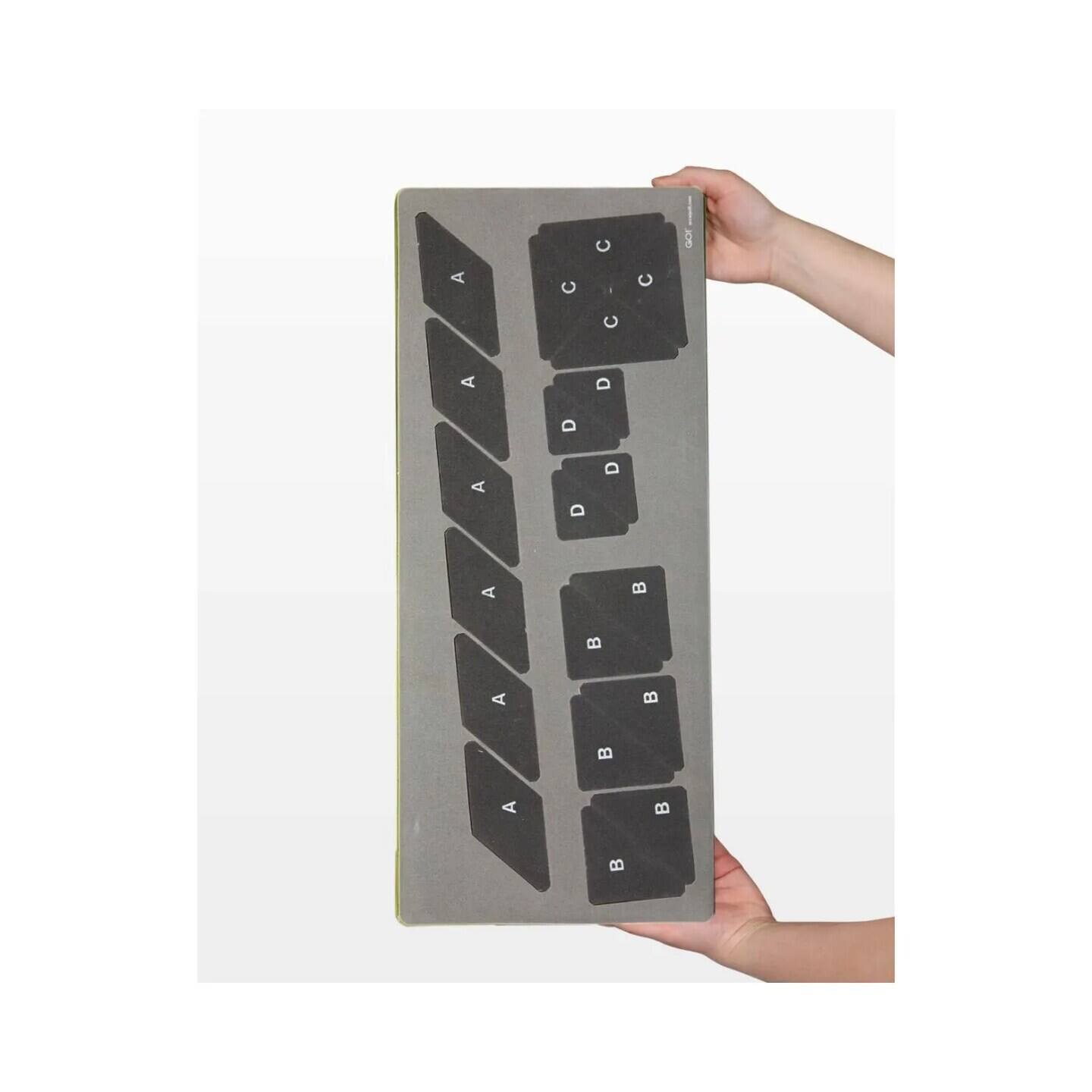 Alt View 2. AccuQuilt - GO! Carpenter's Wheel-18 Finished Die - Multicolor.