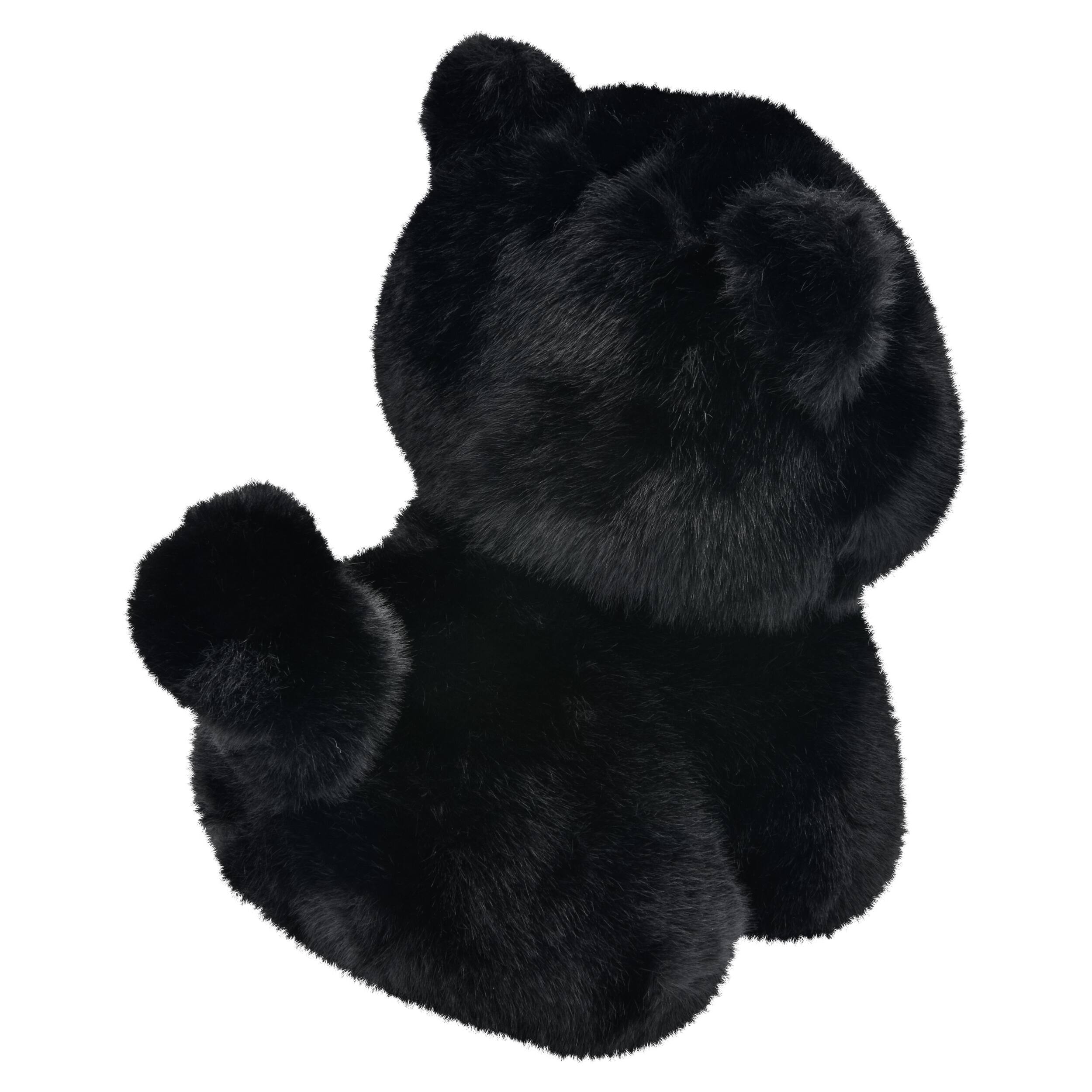 Back. Contixo - AI Pixie-Paw Smart Interactive Plush Cat – AI Companion Stuffed Toy with Voice, Expressive Eyes & Touch-Activated Play - Black.