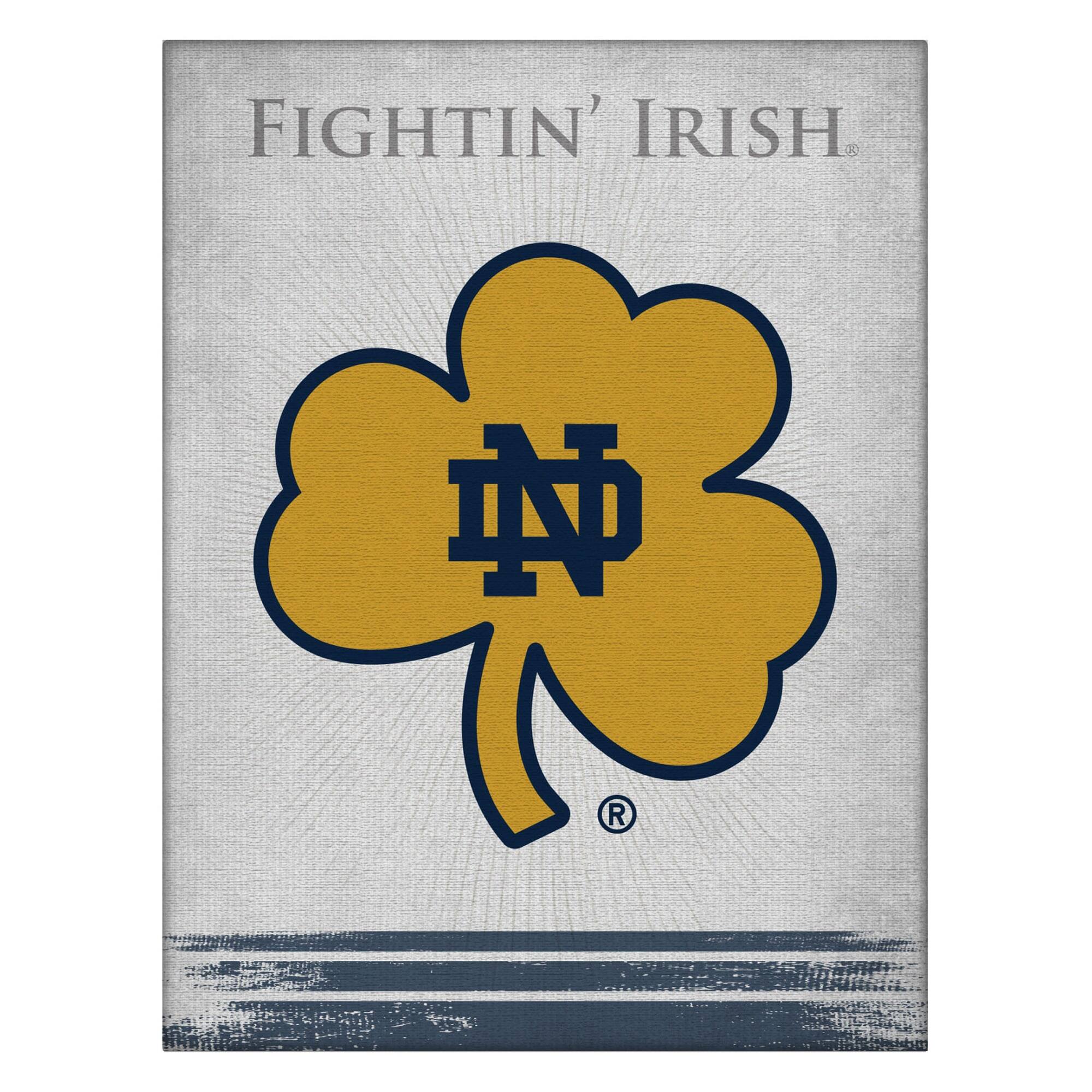 Notre Dame Fighting Irish 24" x 32" Printed Canvas Art