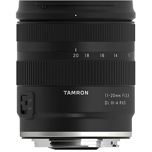 I 20 18 16 14 11 AF 5 MF TAMRON 11-20mm F/2.8 Di III-A RXD