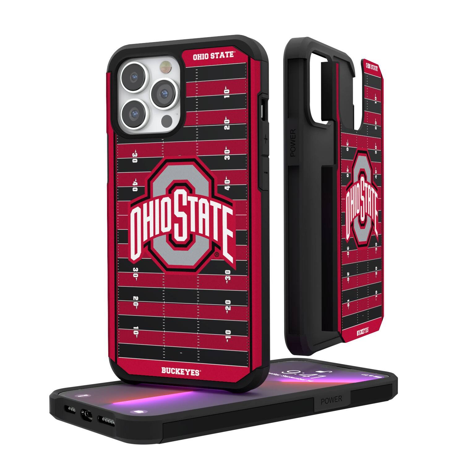 Keyscaper - NCAA - Ohio State Buckeyes Field iPhone Rugged Case - 14 Plus - Multicolor price history on PriceWatchPro