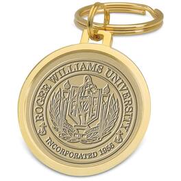 Jardine - Roger Williams University Split-Wire Key Ring - Gold