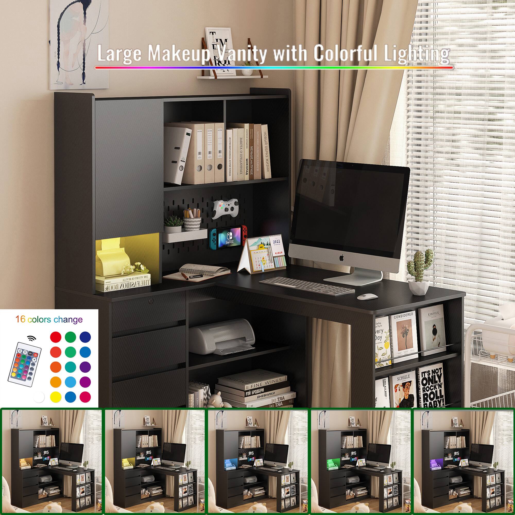 Large Makeup Vanity with Colorful Lighting

16 colors change

IT'S NOT ONLY ROCK 'N ROLL BABY!