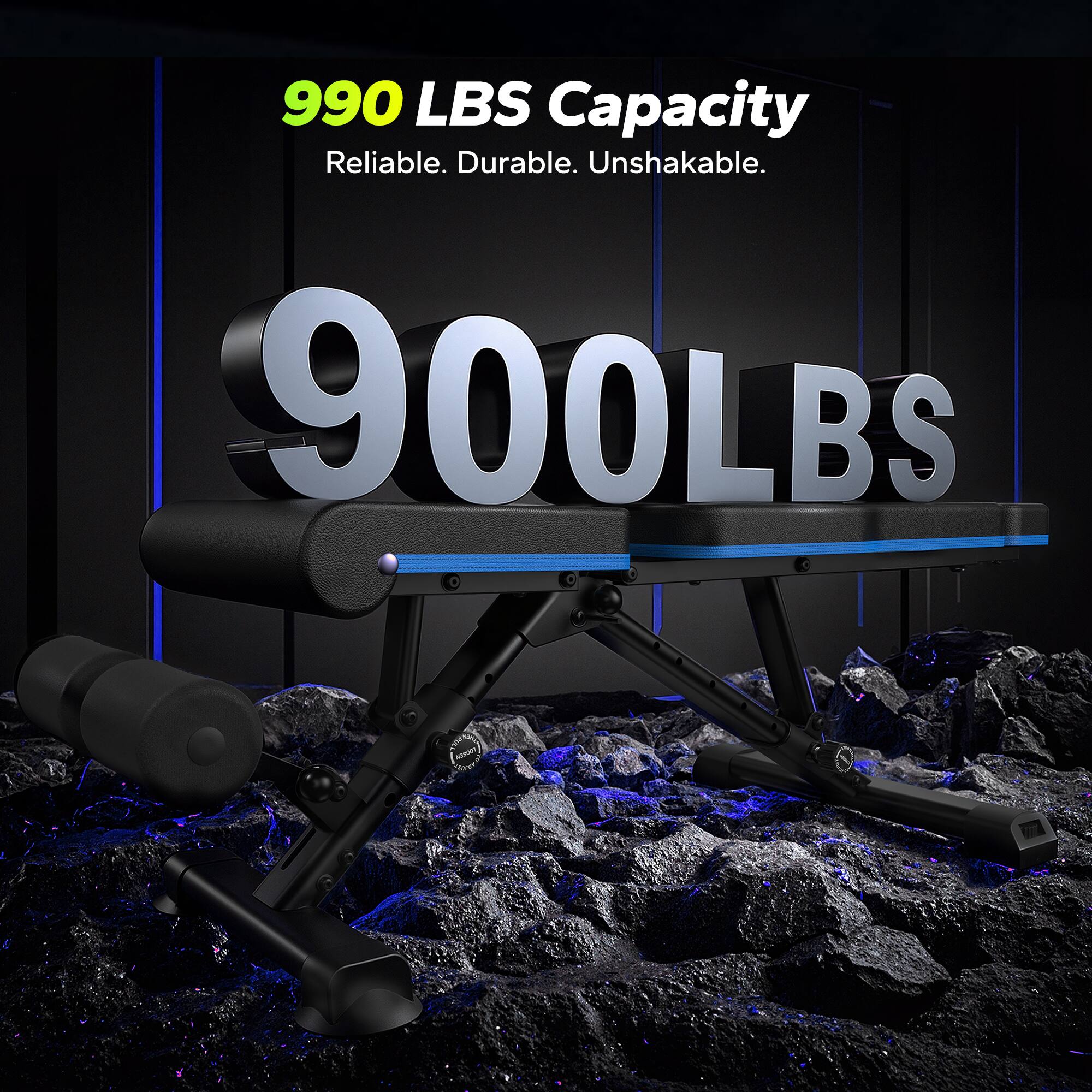 990 LBS Capacity  
Reliable. Durable. Unshakable.  
900LBS