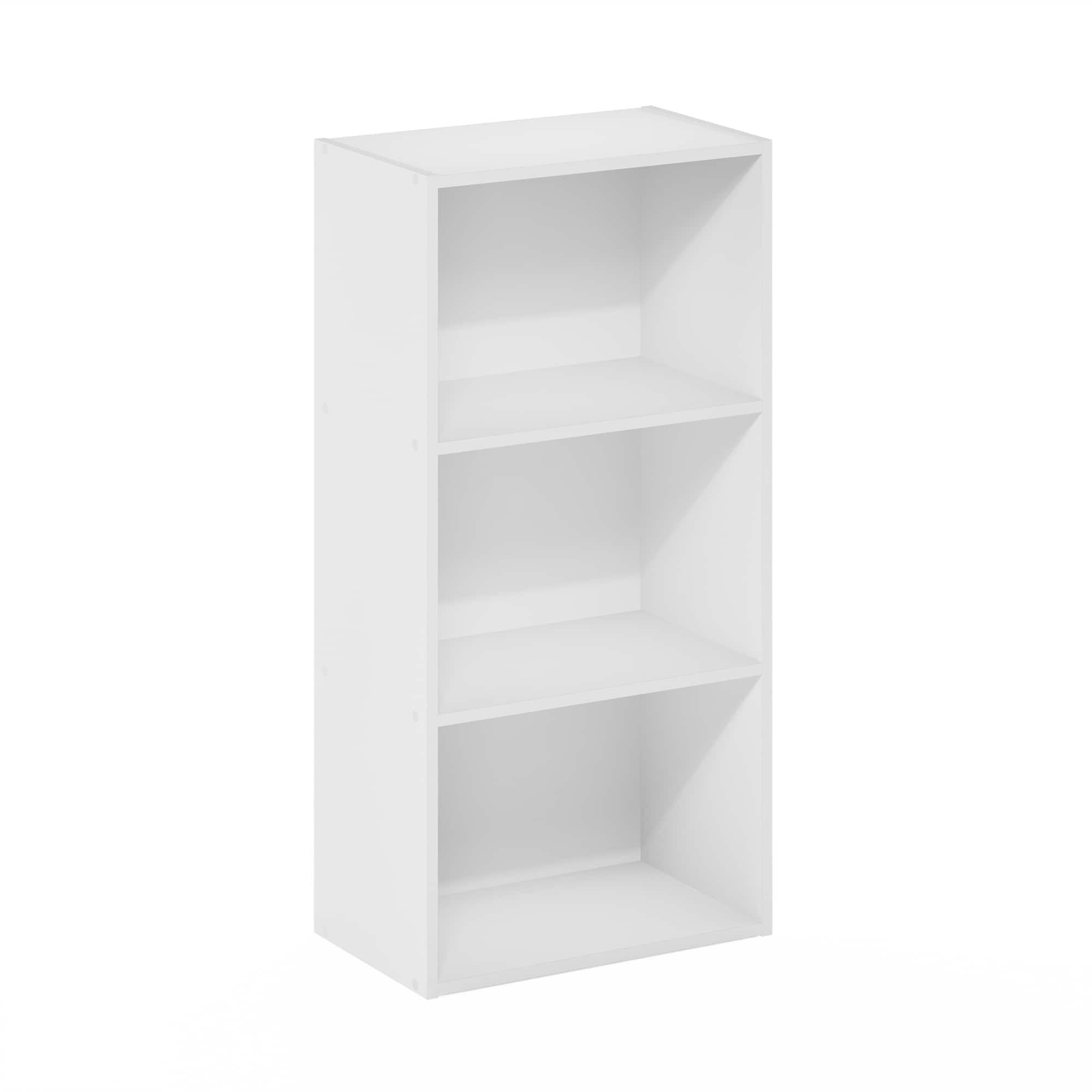 Furinno - Cubicle Triple Thick Frame Decorative Cube Storage Organizer, 16-Cube - White