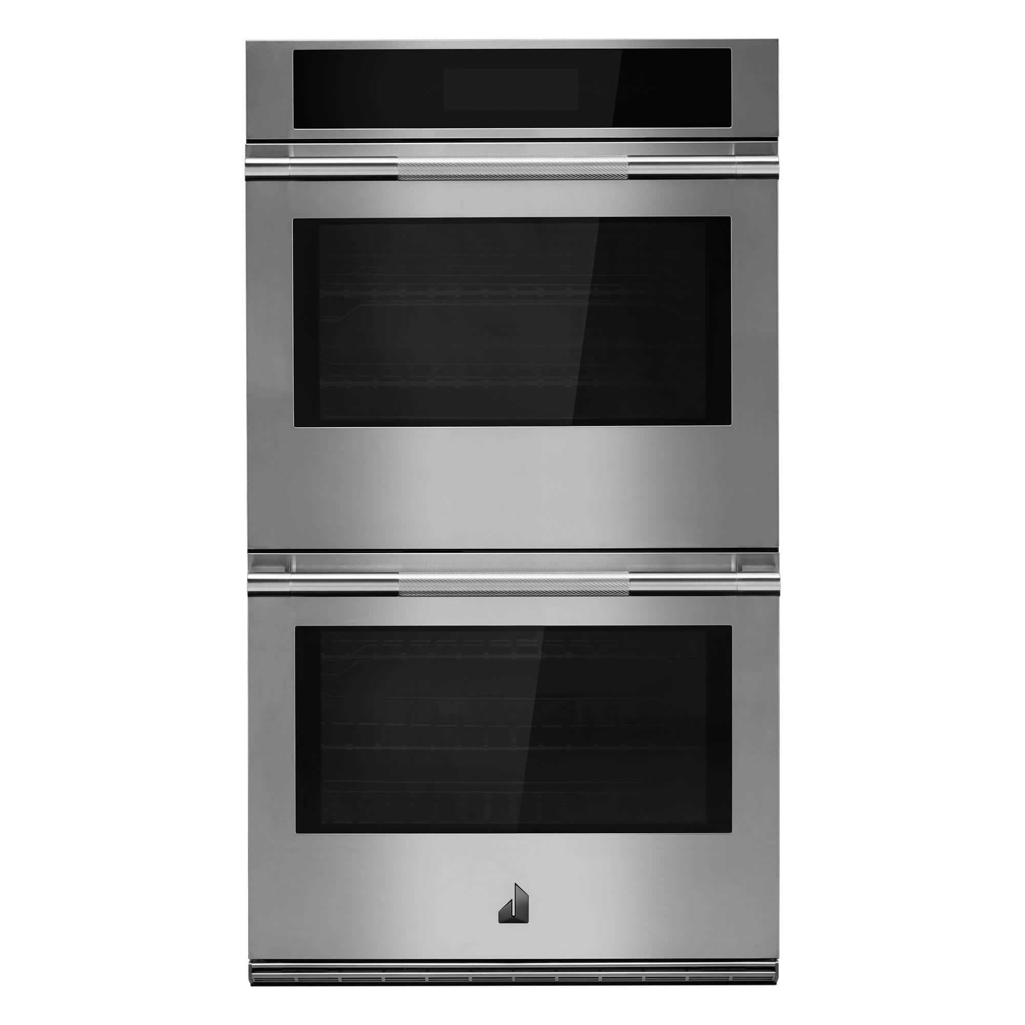 JennAir - RISE 30" Built-In Double Electric Wall Oven with Vertical Dual-Fan True Convection with Advanced Temperature Precision - Stainless Steel - Front_Zoom