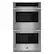 Front. JennAir - RISE 30" Built-In Double Electric Wall Oven with Vertical Dual-Fan True Convection with Advanced Temperature Precision - Stainless Steel.