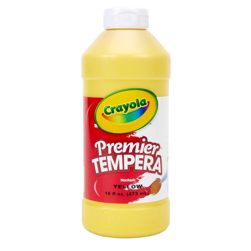 Crayola - Premier Tempera Paint 16 oz Yellow