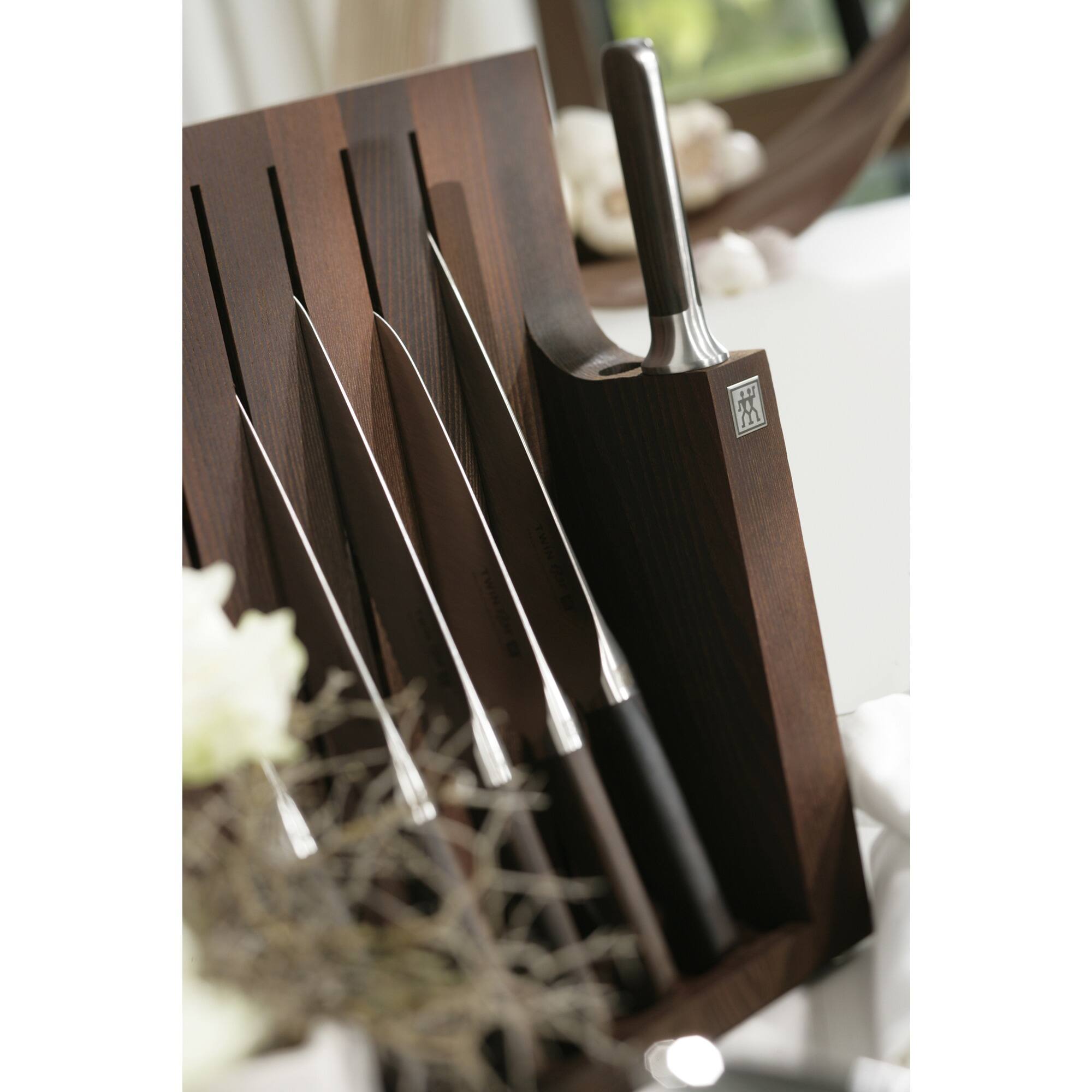 Alt View 2. ZWILLING - ZWILLING 1731 7-pc Knife block set - Brown.