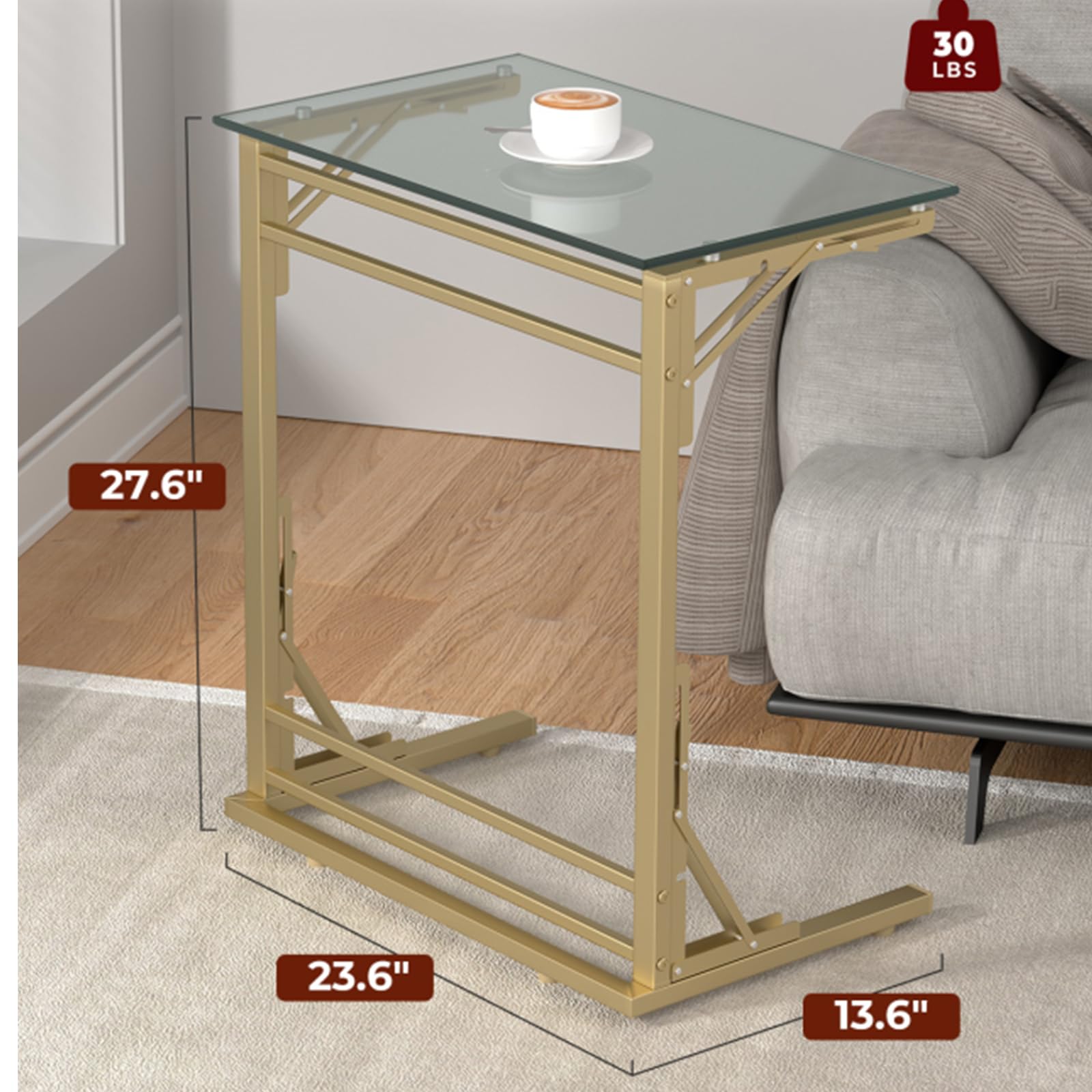 30 LBS  
27.6"  
23.6"  
13.6"