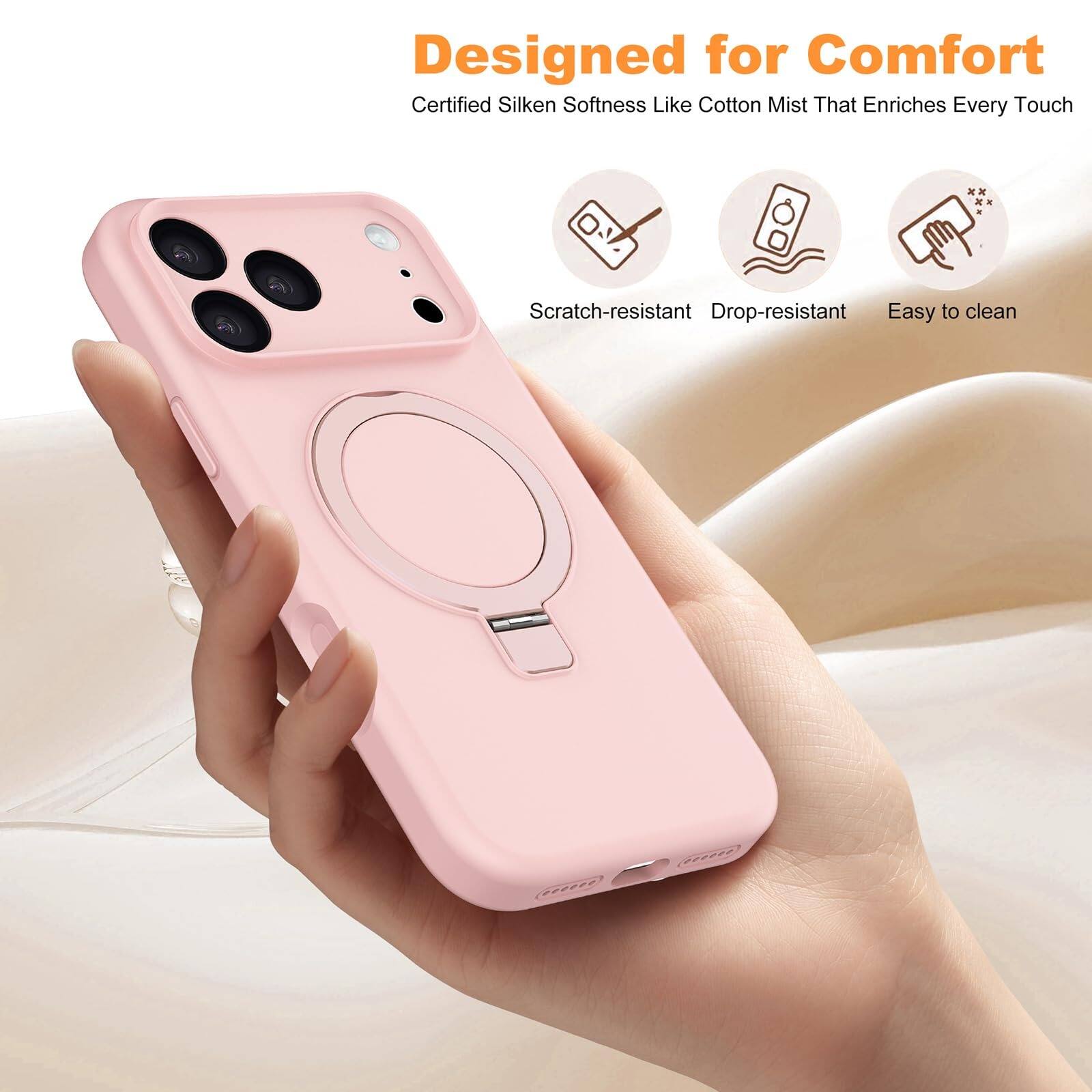 Designed for Comfort  
Certified Silken Softness Like Cotton Mist That Enriches Every Touch

Scratch-resistant  
Drop-resistant  
Easy to clean