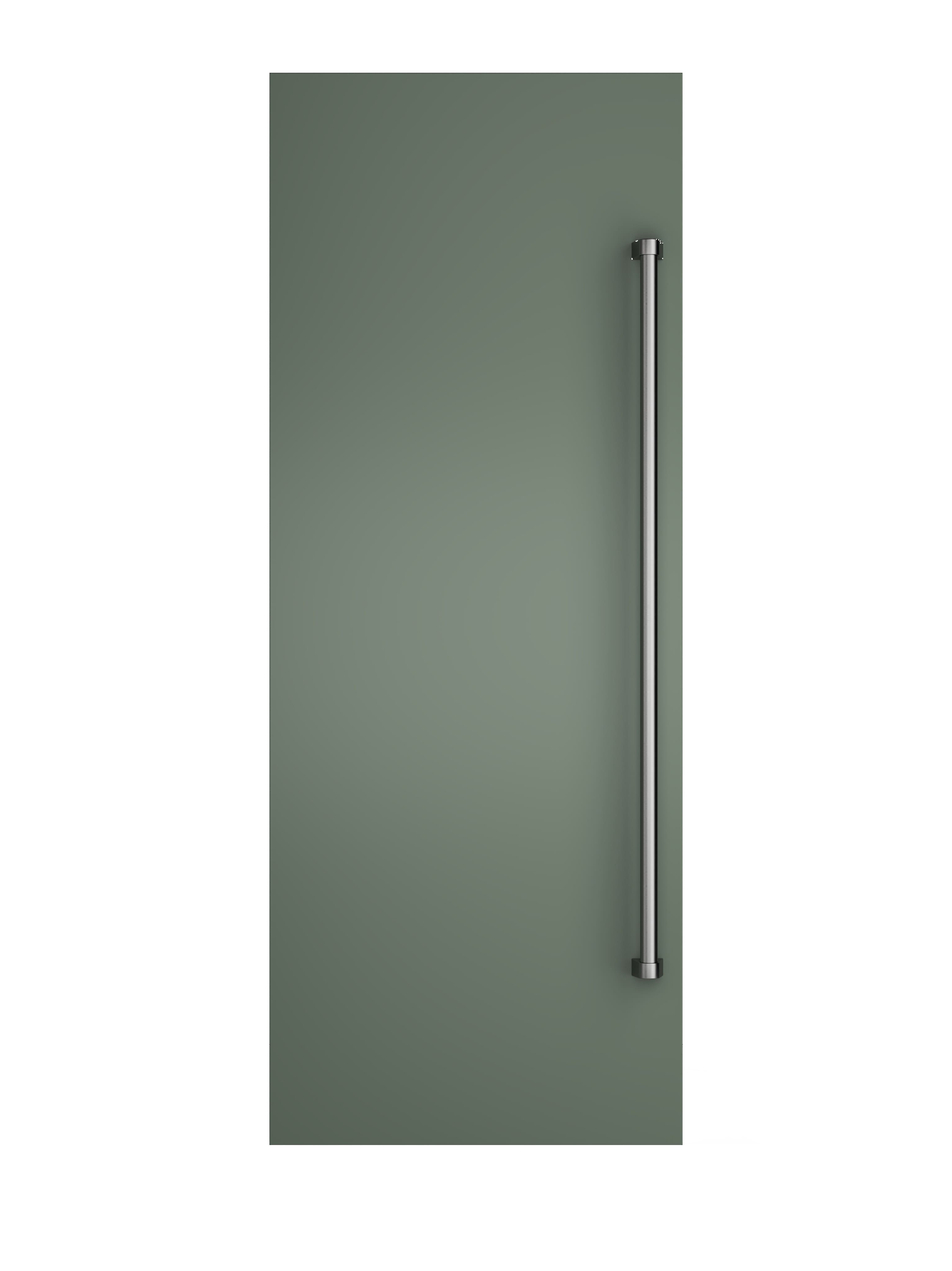 Front. Viking - 30"W Column Door Panel w/Pro-style handle - Eucalyptus.