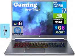 Acer - Triton 500 SE-16 Triton 500 SE-16 Laptop 16.0 WQXGA (Intel i7-11800H, 32GB DDR4, Win 11 Pro) w/USB Hub - Gray