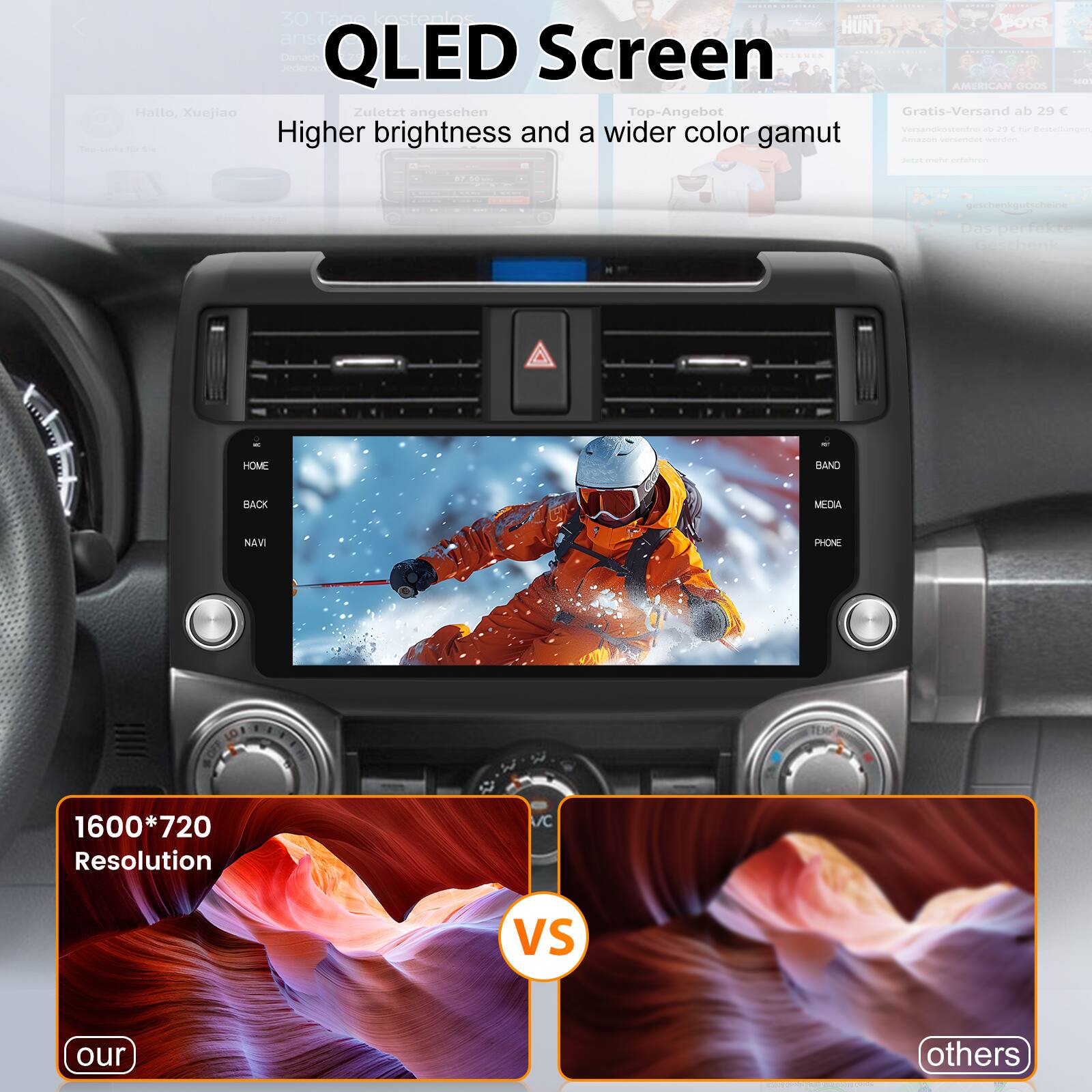 30 Ta kosteplo HUNT SOYS anse C - QLED Screen - AMERICAN GODS Hatlo, Xuejiao Zuletzt angeschen Top-Angebot Gratis-Versand ab 29 € and wider color gamut. Higher brightness and a wider color gamut. 1600*720 Resolution /C VS our others