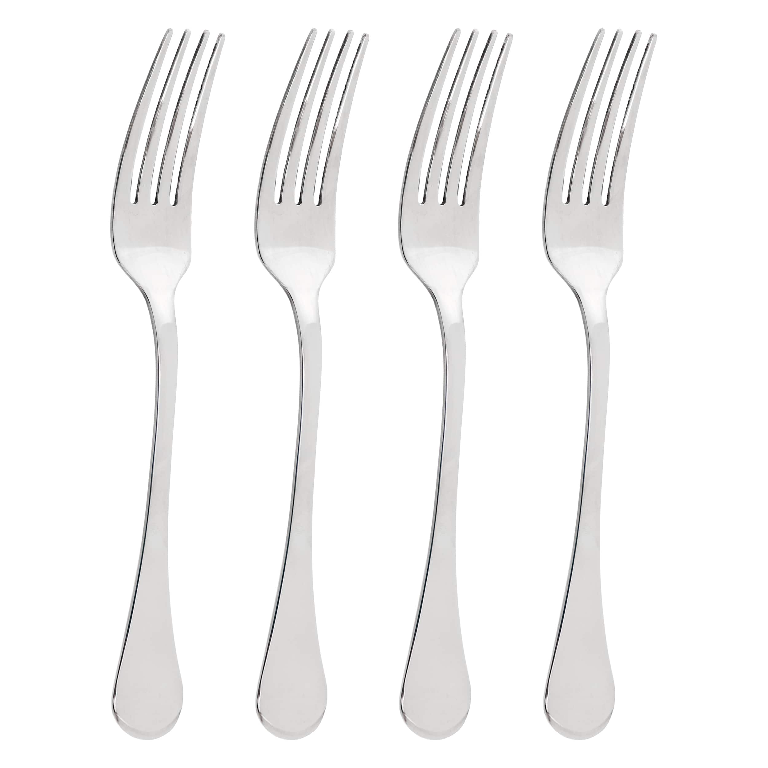 Gibson - Home Manchester 4 Piece Stainless Steel Dinner Fork Set - Silver price history on PriceWatchPro