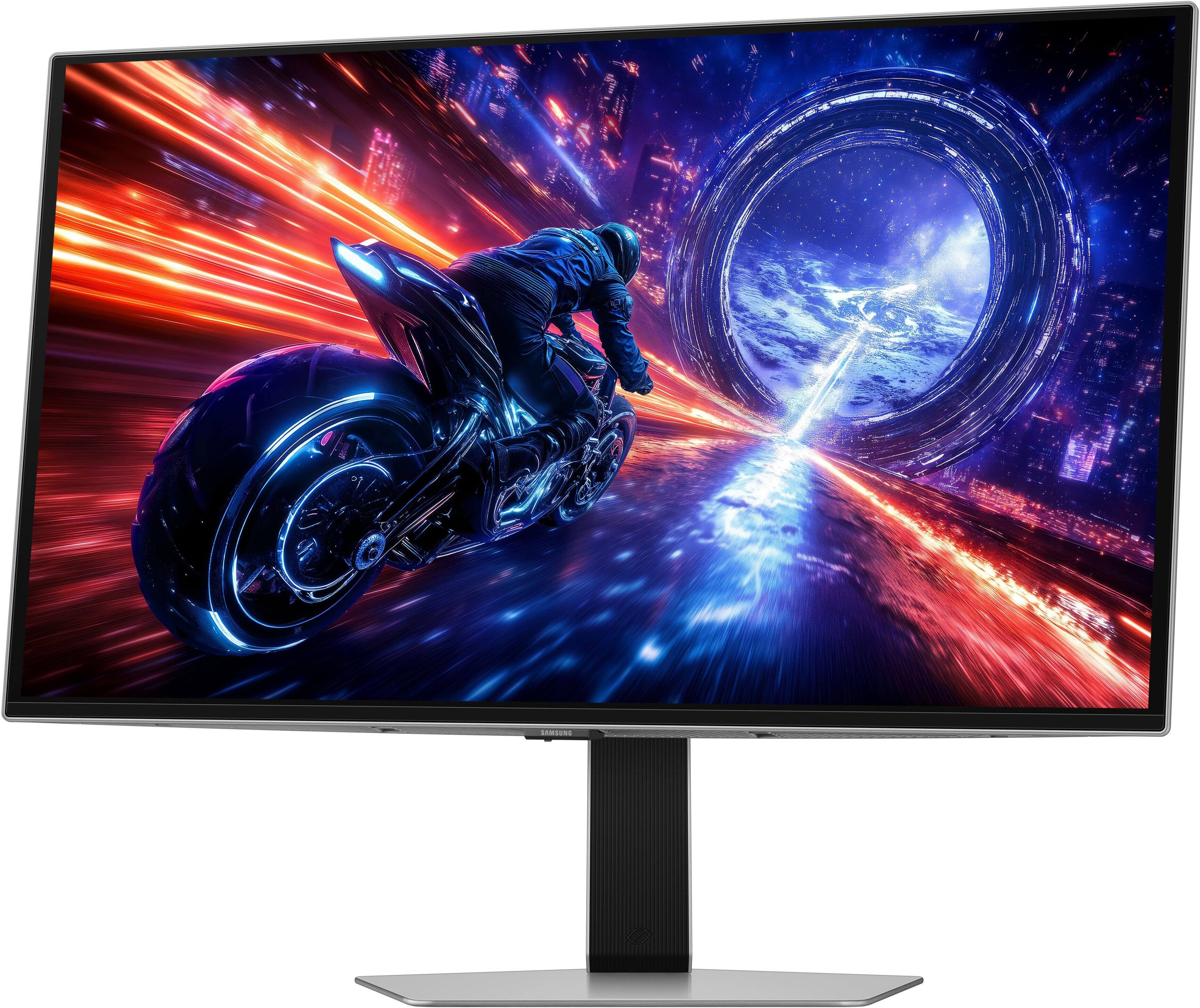 Alt View 26. Samsung - 27" Odyssey OLED G6 (G60SF) QHD 500Hz 0.03ms GSync Compatible and FreeSync Prem Pro Gaming Monitor with HDR 500 - Silver.
