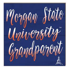 Jardine - Morgan State Bears 10" x 10" Grandparent Plaque - Blue