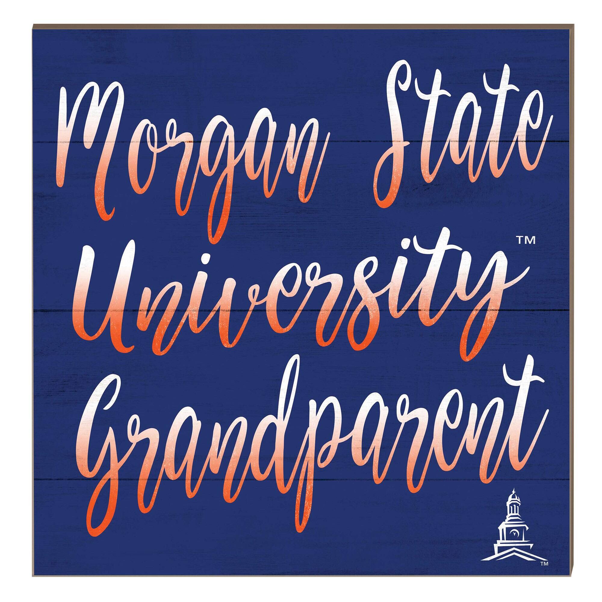 Morgan State Bears 10" x 10" Grandparent Plaque