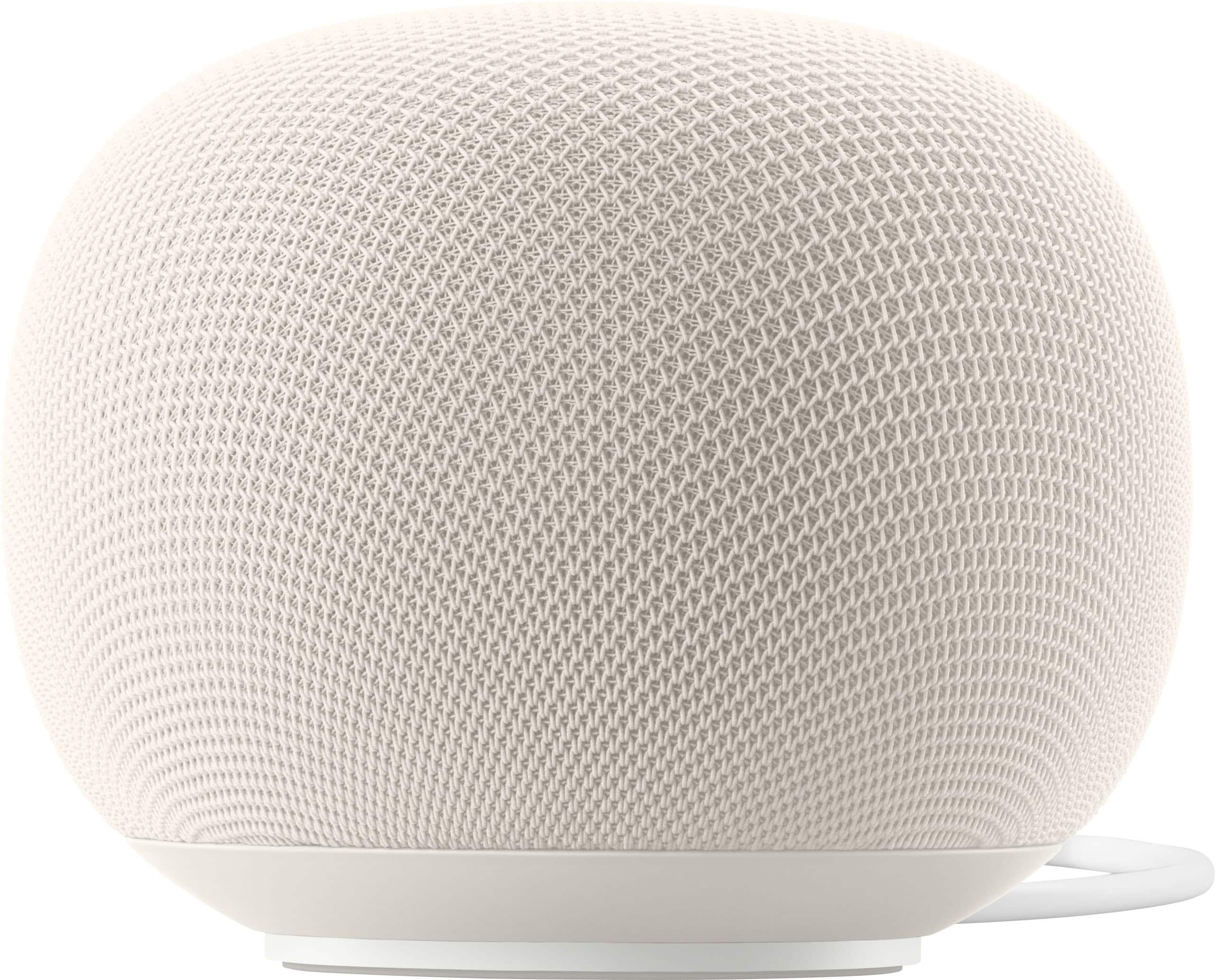 Front. Google - Home Speaker (Coming Spring 2026) - Smart Speaker with Gemini For Home Voice Assistant and 360-Degree Sound - Porcelain.