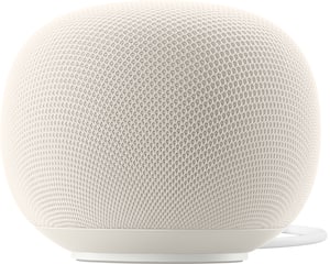 Google - Home Speaker - Smart Speaker with Gemini For Home Voice Assistant and 360-Degree Sound - Porcelain