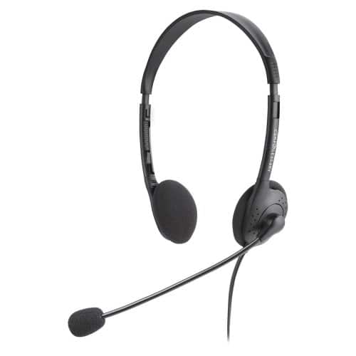 Compucessory - Lightweight Stereo Headphones with Mic