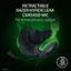 Retractable Razer Hyperclear Cardioid Mic for enhanced voice capture. Minecraft Tritforce.