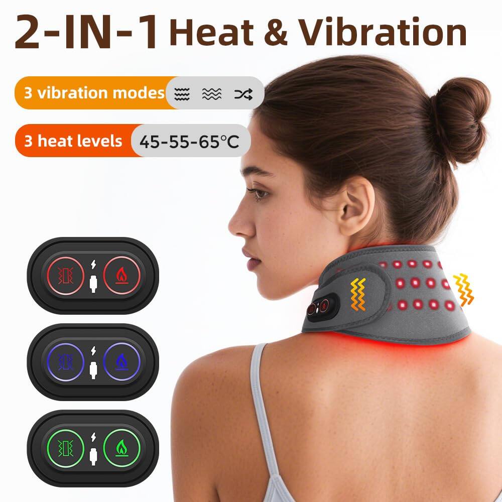 2-IN-1 Heat & Vibration

3 vibration modes

3 heat levels 45-55-65°C