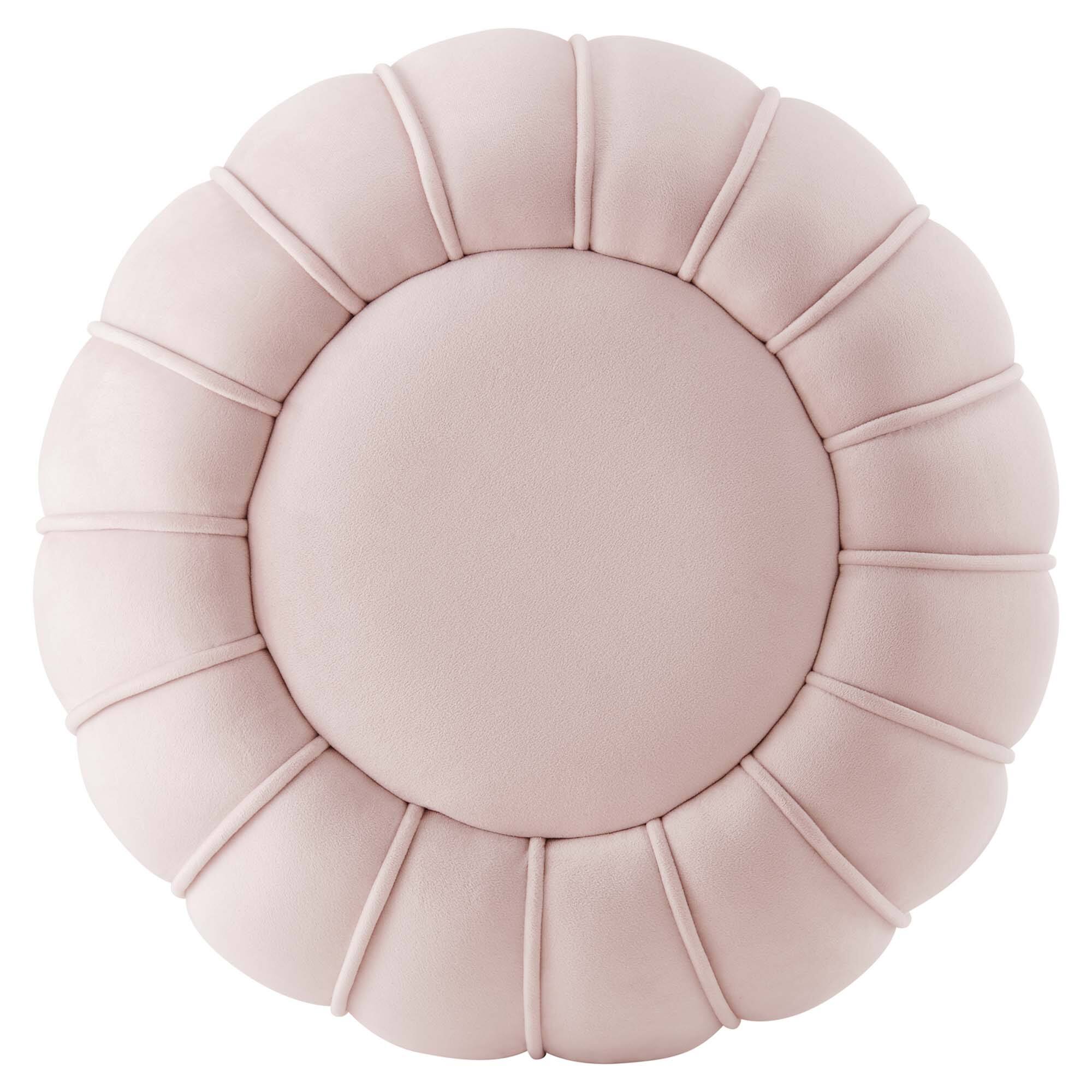 Alt View 2. Modway - Celebrate Channel Tufted Performance Velvet Ottoman by Modway - EEI-5034-PNK.