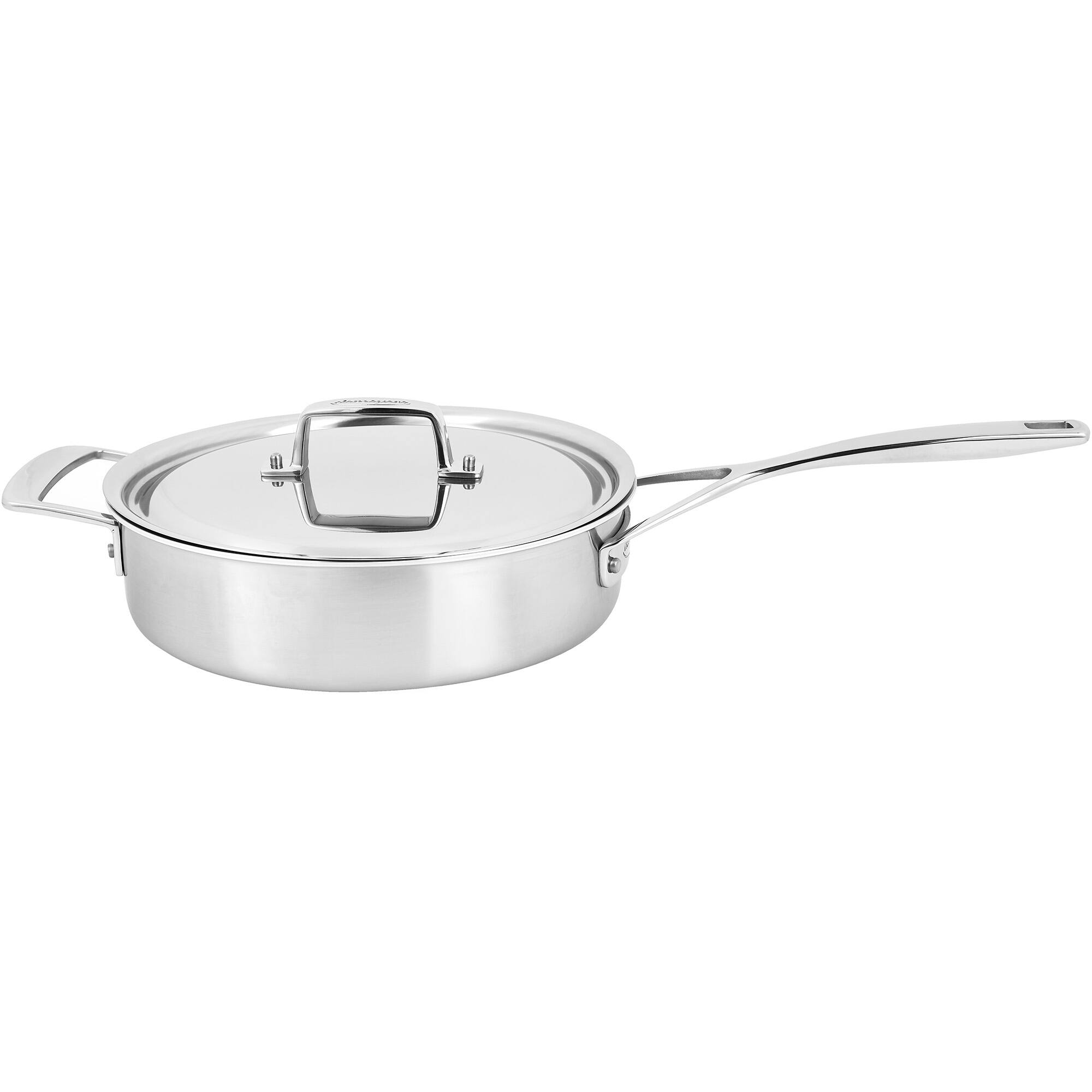 Demeyere - Essential 5-ply 3-qt Saute Pan with Lid - Stainless Steel