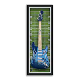 Sporticulture - Tennessee Titans 14" x 37" Framed Electric Guitar Print - Green