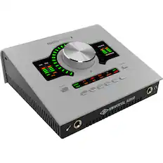 Apollo Twin X
Monitor
Headphone
CH1
CH2
Line
Mic
Hi-Z
Pre-Amp
Input Talk
VAD
Alt
Dim
Monitor Link
Mute
Pad
Mono
PCN
Audio
Universal Audio