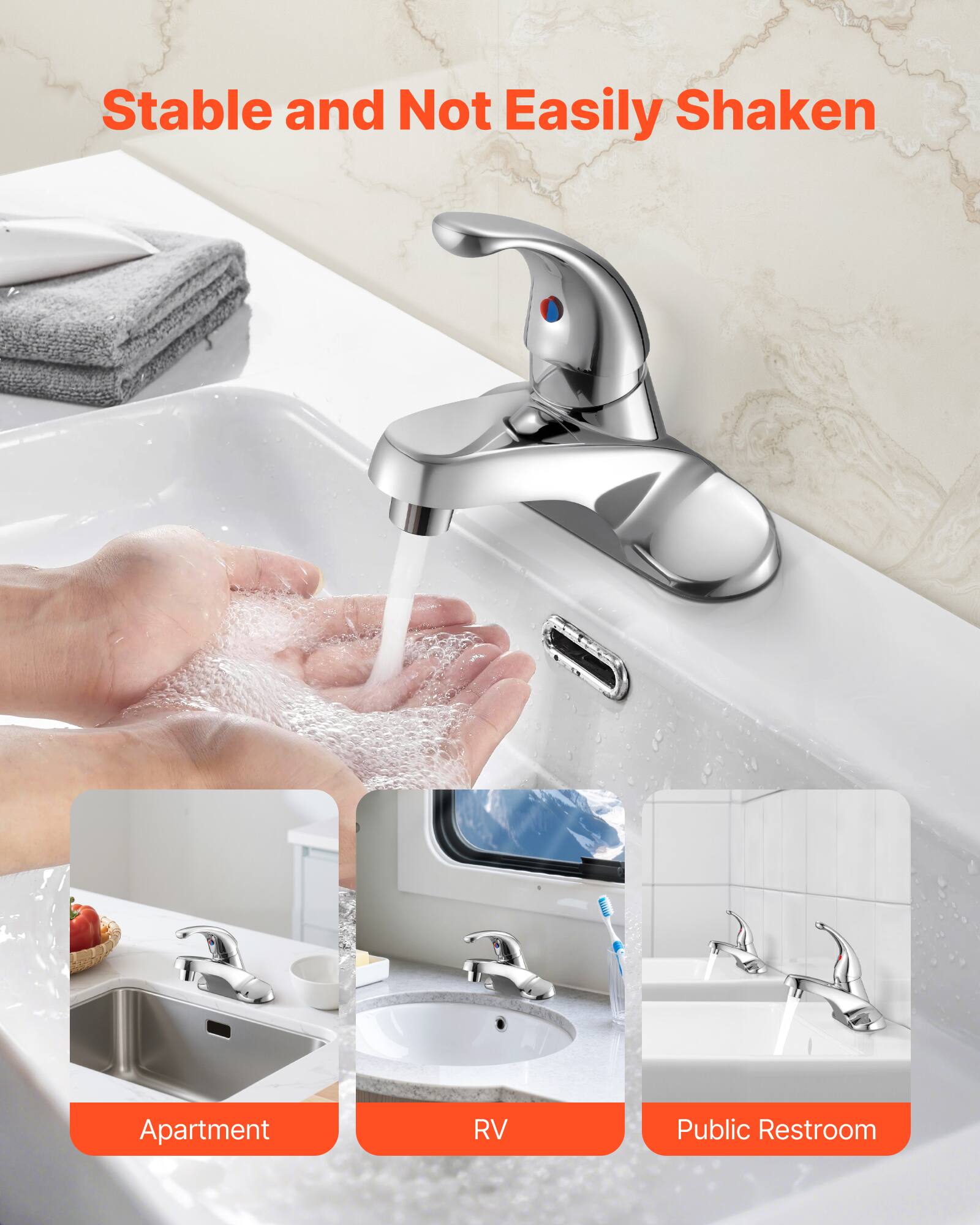 Stable and Not Easily Shaken

Apartment

RV

Public Restroom