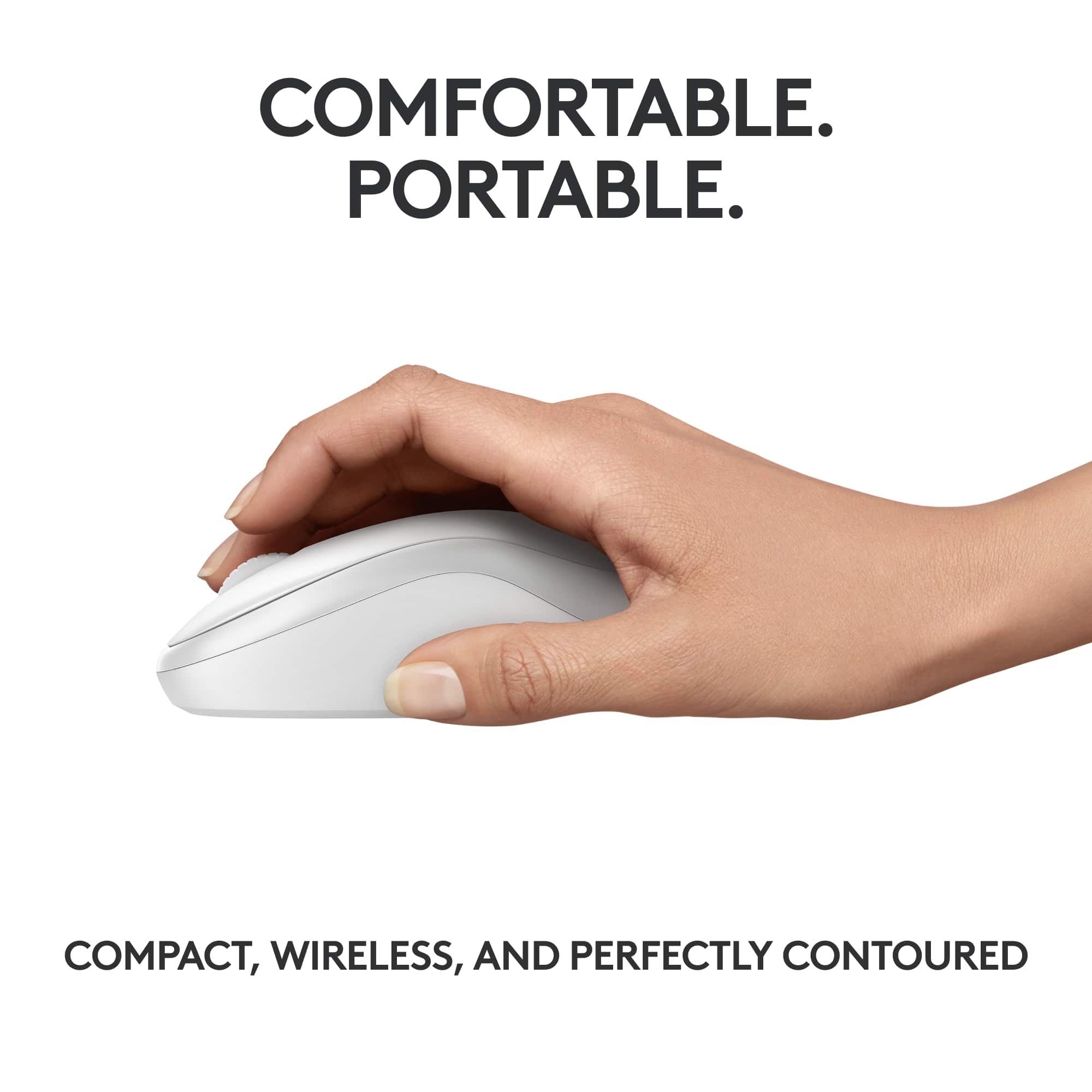 COMFORTABLE. PORTABLE. COMPACT, WIRELESS, AND PERFECTLY CONTOURED.