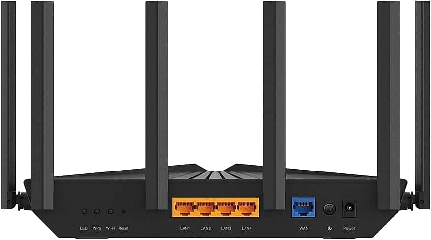 TP Link AX4400 Mesh Dual Band 6 Stream Router Black AX4400 - Best Buy