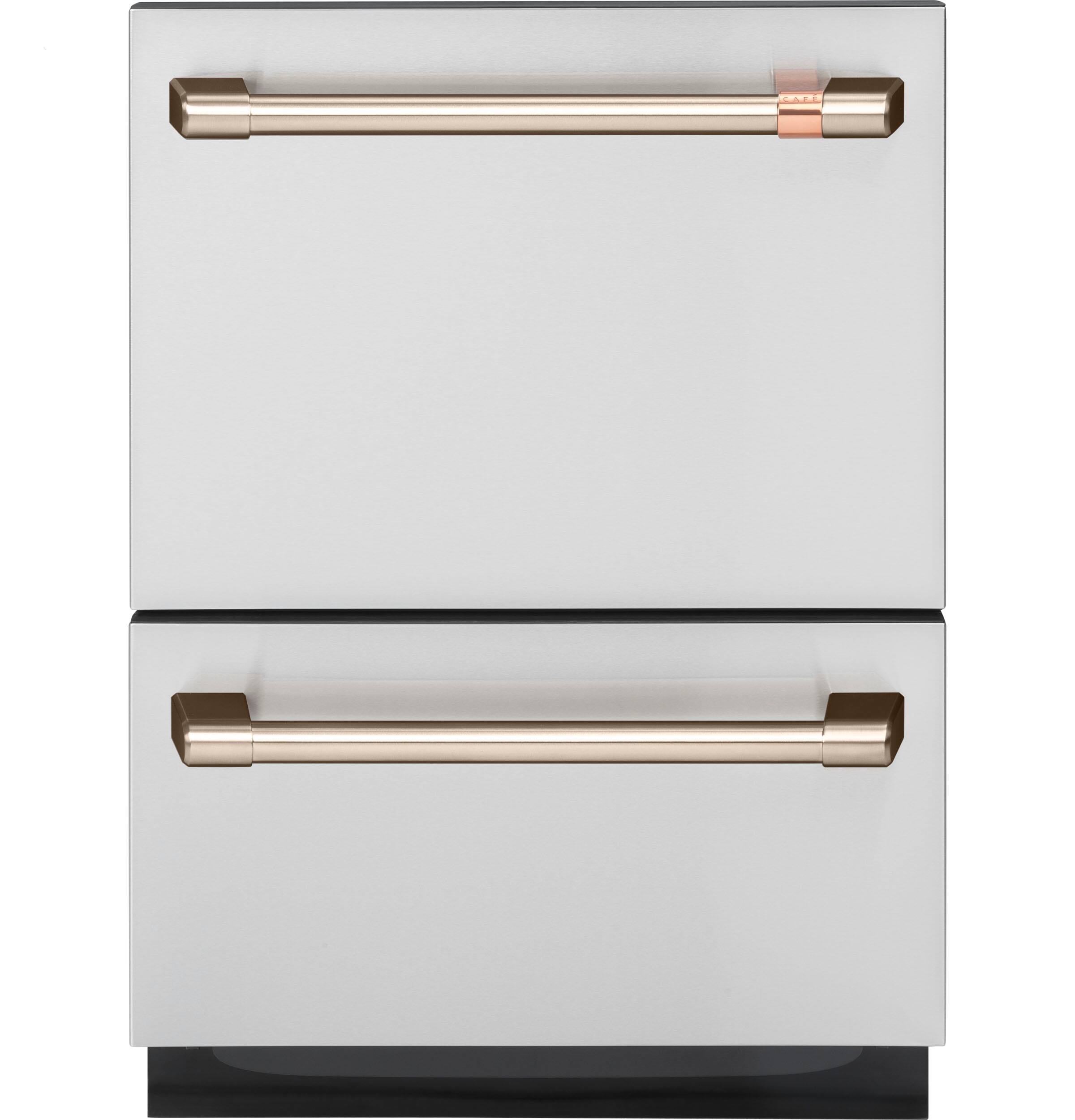Alt View 38. Café - 24" Top Control Built-In Double Drawer Dishwasher, Customizable - Stainless Steel.