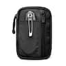 ALPAKA - HUB Pouch V2 - RFID Wallet Organizer Pouch - Compact pocket EDC for cash, cards & small essentials - Black Axoflux 210D